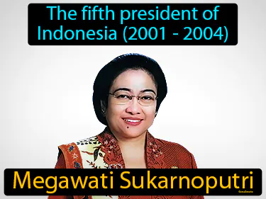 the fifth president of Indonesia (2001 - 2004)