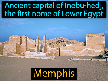 ancient capital of Inebu-hedj, the first nome of Lower Egypt