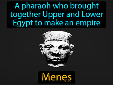 a pharaoh who brought together Upper and Lower Egypt to make an empire