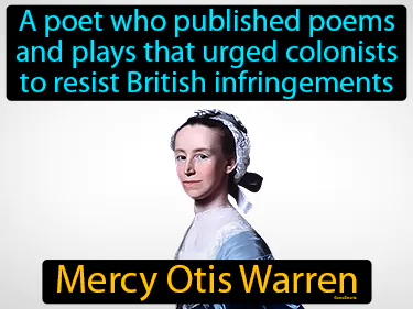 a poet who published poems and plays that urged colonists to resist British infringements