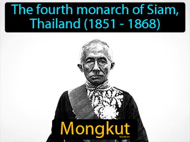 The fourth monarch of Siam, Thailand (1851 - 1868)