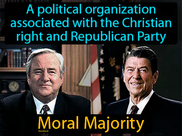 a political organization associated with the Christian right and Republican Party