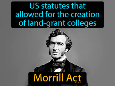 US statutes that allowed for the creation of land-grant colleges