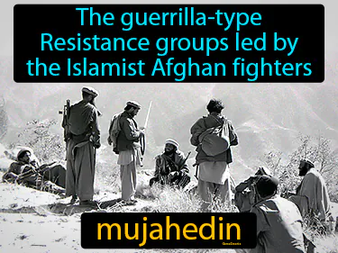 The guerrilla-type Resistance groups led by the Islamist Afghan fighters