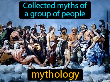collected myths of a group of people