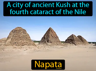 a city of ancient Kush at the fourth cataract of the Nile