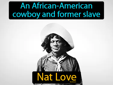 an African-American cowboy and former slave