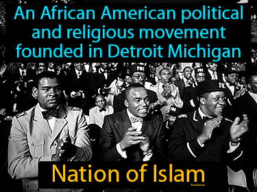 an African American political and religious movement founded in Detroit Michigan