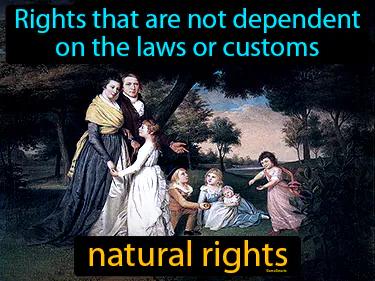 Rights that are not dependent on the laws or customs