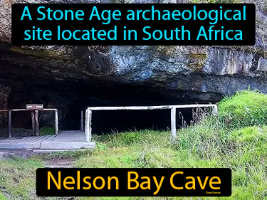 a Stone Age archaeological site located in South Africa