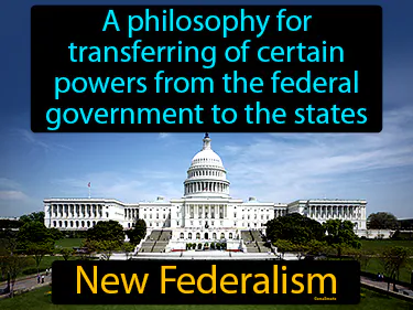 a philosophy for transferring certain powers from the federal government to the states
