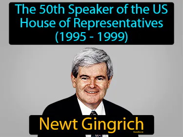 the 50th Speaker of the US House of Representatives (1995 - 1999)