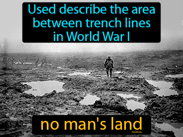 used describe the area between  trench lines in World War I