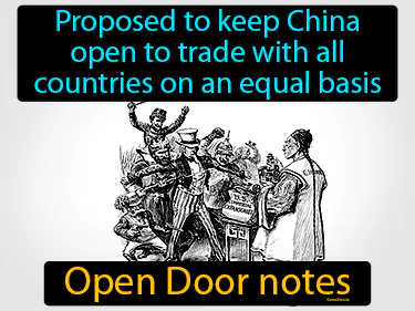 proposed to keep China open to trade with all countries on an equal basis