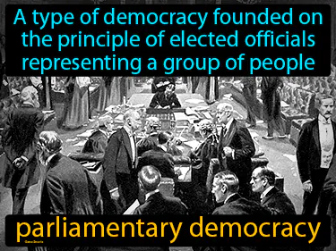 A type of democracy founded on the principle of elected officials representing a group of people