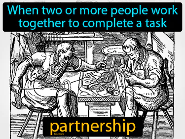 When two or more people work together to complete a task