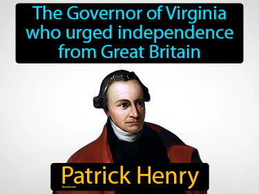 the Governor of Virginia who urged independence from Great Britain