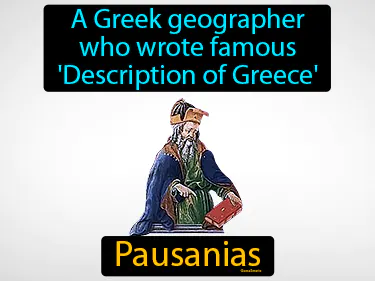 a Greek geographer who wrote famous 'Description of Greece'