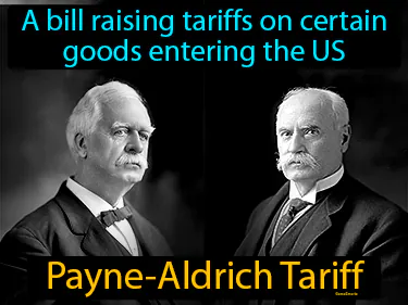 a bill raising tariffs on certain goods entering the US
