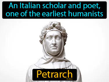 An Italian scholar and poet, one of the earliest humanists
