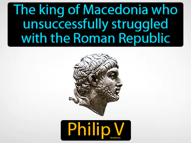 the king of Macedonia who unsuccessfully struggled with the Roman Republic