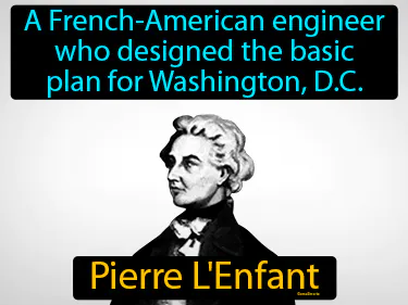 a French-American engineer who designed the basic plan for Washington, D.C.