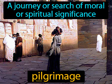 a journey or search of moral or spiritual significance