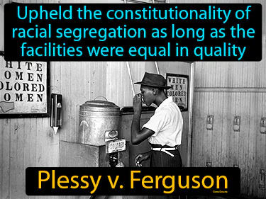 upheld the constitutionality of racial segregation as long as the facilities were equal in quality