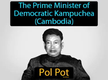 The Prime Minister of Democratic Kampuchea (Cambodia)