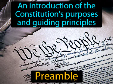 an introduction of the Constitution's purposes and guiding principles