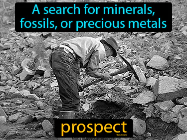 a search for minerals, fossils, or precious metals
