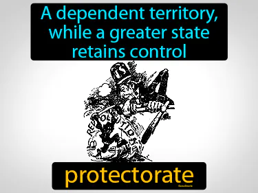 a dependent territory, while a greater state retains control