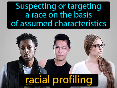 suspecting or targeting a race on the basis of assumed characteristics