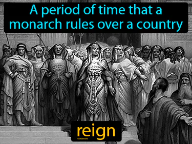 a period of time that a monarch rules over a country