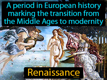 a period in European history marking the transition from the Middle Ages to modernity