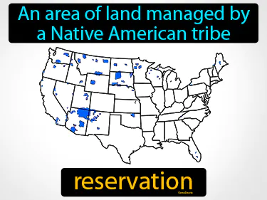 an area of land managed by a Native American tribe