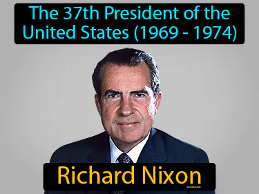 the 37th President of the United States (1969 - 1974)
