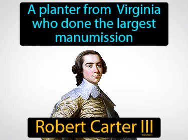 a planter from  Virginia who done the largest manumission