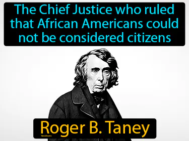the Chief Justice who ruled that African Americans could not be considered citizens
