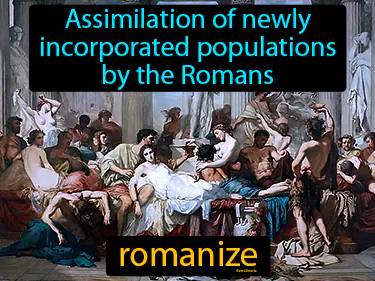 assimilation of newly incorporated populations by the Romans