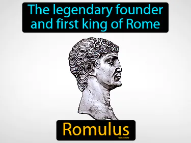 the legendary founder and first king of Rome