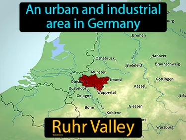 An urban and industrial area in Germany