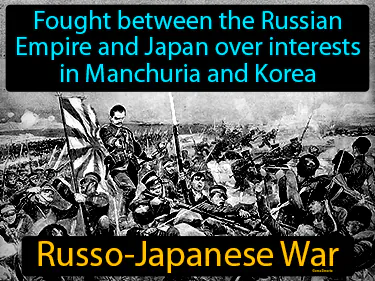 Fought between the Russian Empire and Japan over interests in Manchuria and Korea