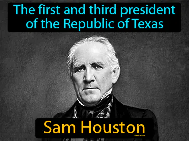 the first and third president of the Republic of Texas