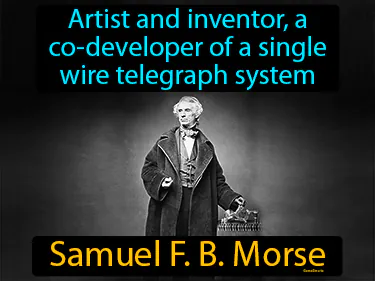 artist and inventor, a co-developer of a single wire telegraph system