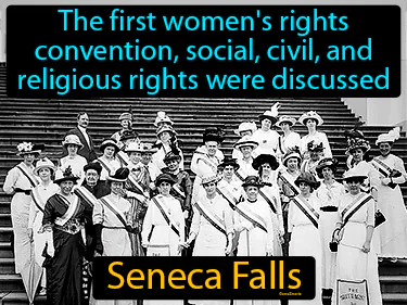 the first women's rights convention, social, civil, and religious rights were discussed