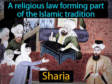 A religious law forming part of the Islamic tradition