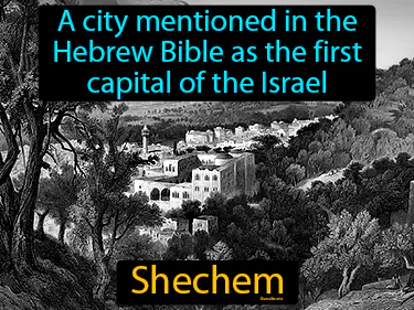 a city mentioned in the Hebrew Bible as the first capital of the Kingdom of Israel