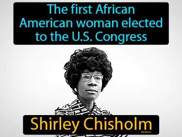 the first African American woman elected to the U.S. Congress