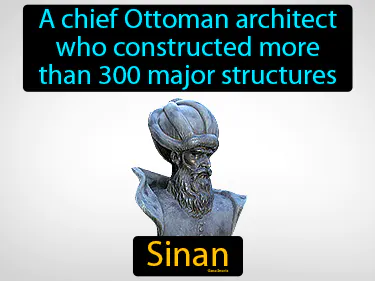 a chief Ottoman architect who constructed more than 300 major structures